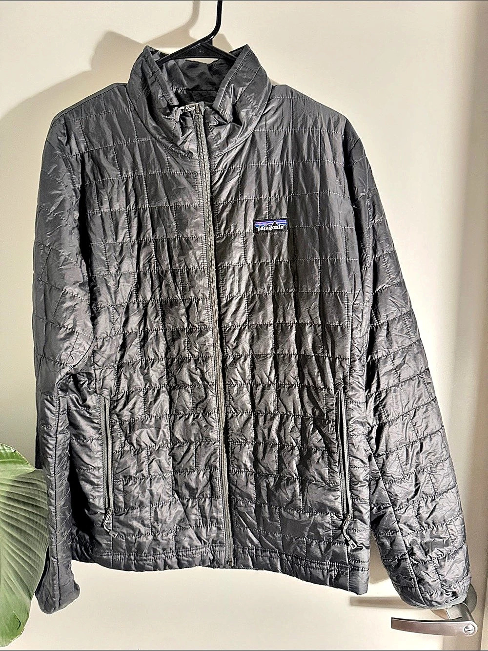 Patagonia Men's Nano Puff Jacket Quilted Jacket Gray Medium